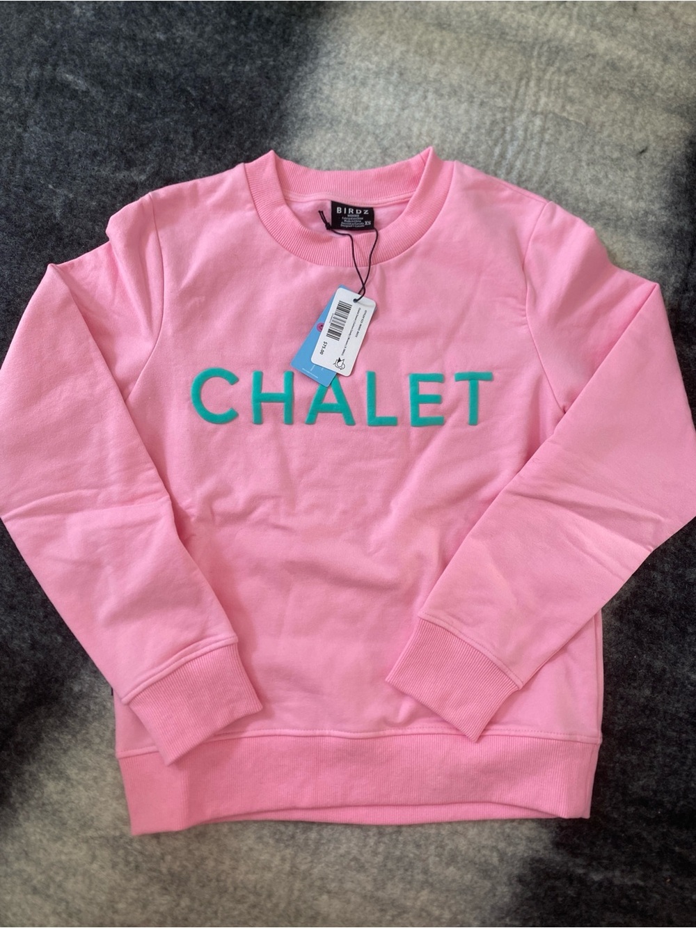 Birdz Pink 'Chalet' Crewneck Sweatshirt - Women's XS
